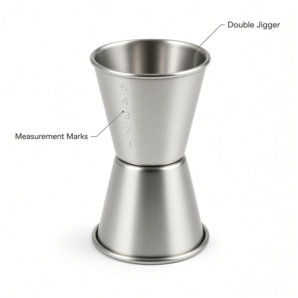 Stainless Steel Double Jigger Measuring Cup