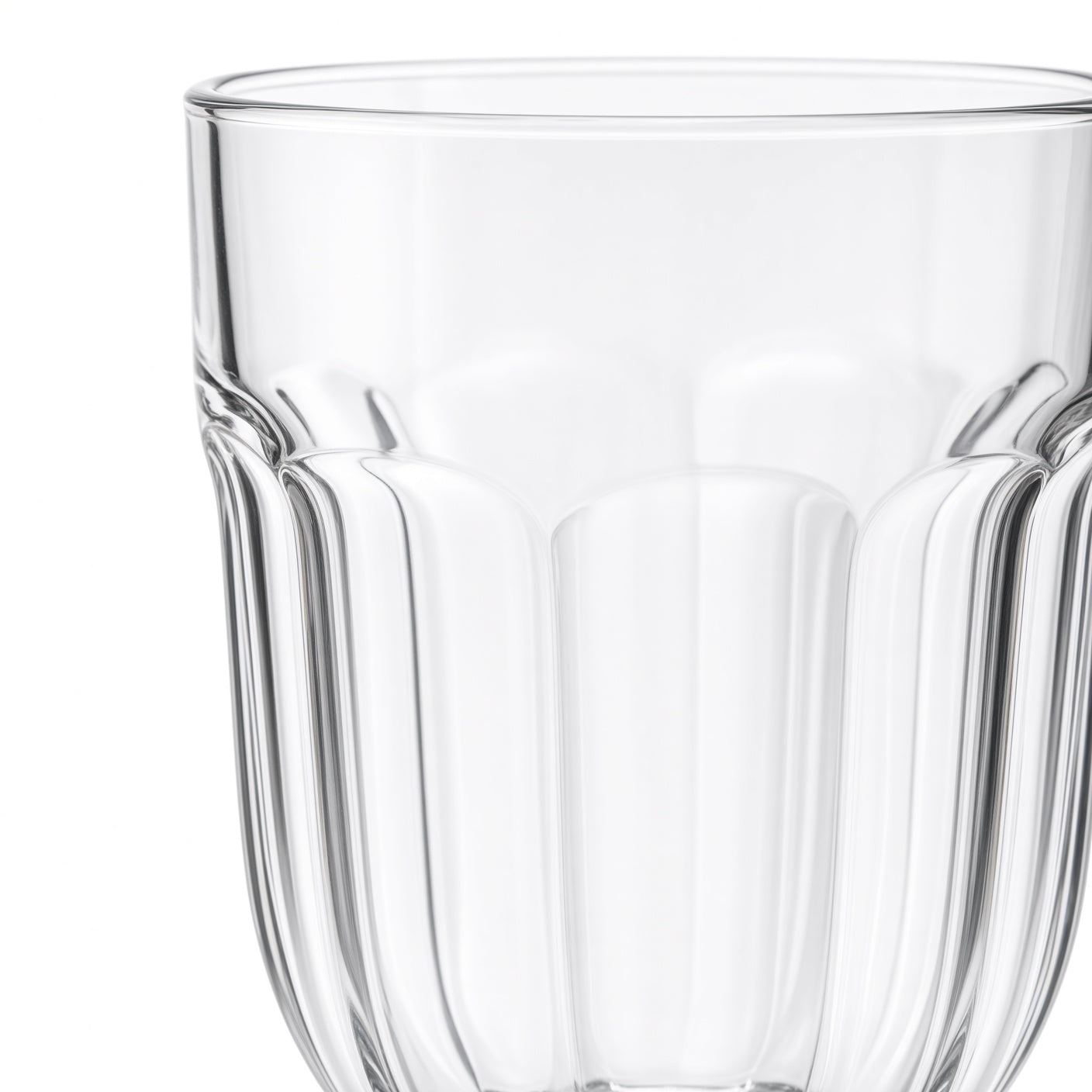 Clear Footed Drinking Glasses 6-Pack