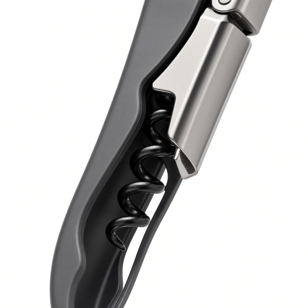 Black & Silver Waiter’s Corkscrew Wine Opener 4-Pack