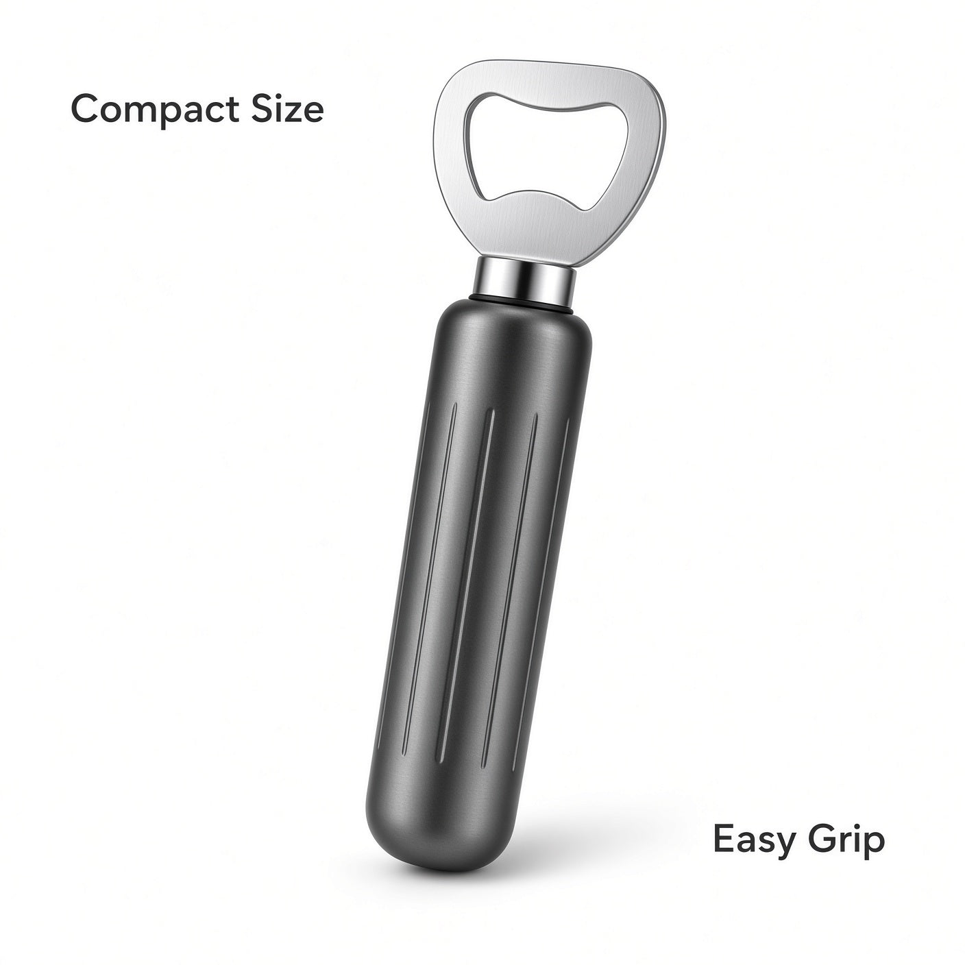 Black Bottle Opener 10-Pack with Stainless Steel Head